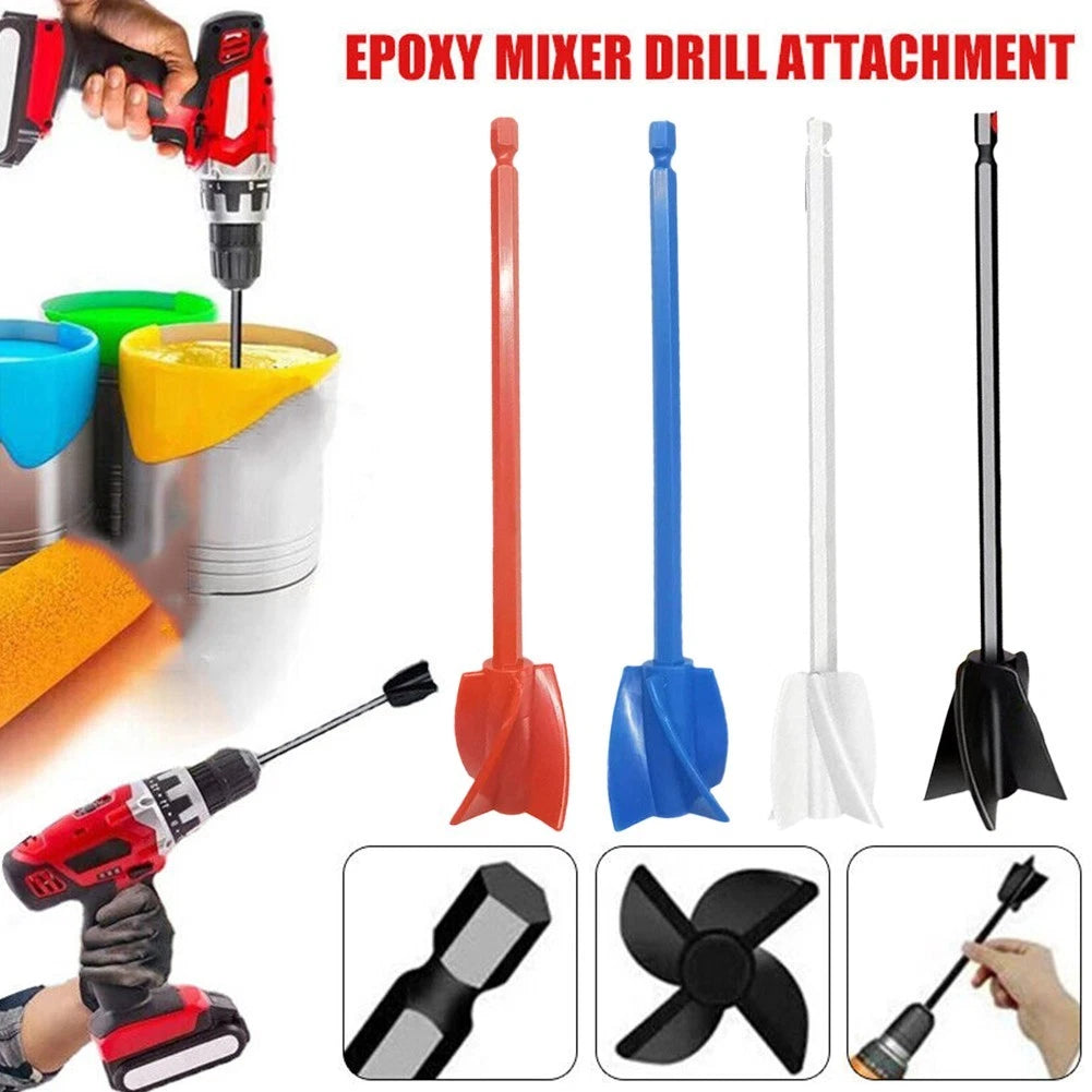 Epoxy Mixer Drill Bit Stirrer Attachment for Paint (Universal Fit)