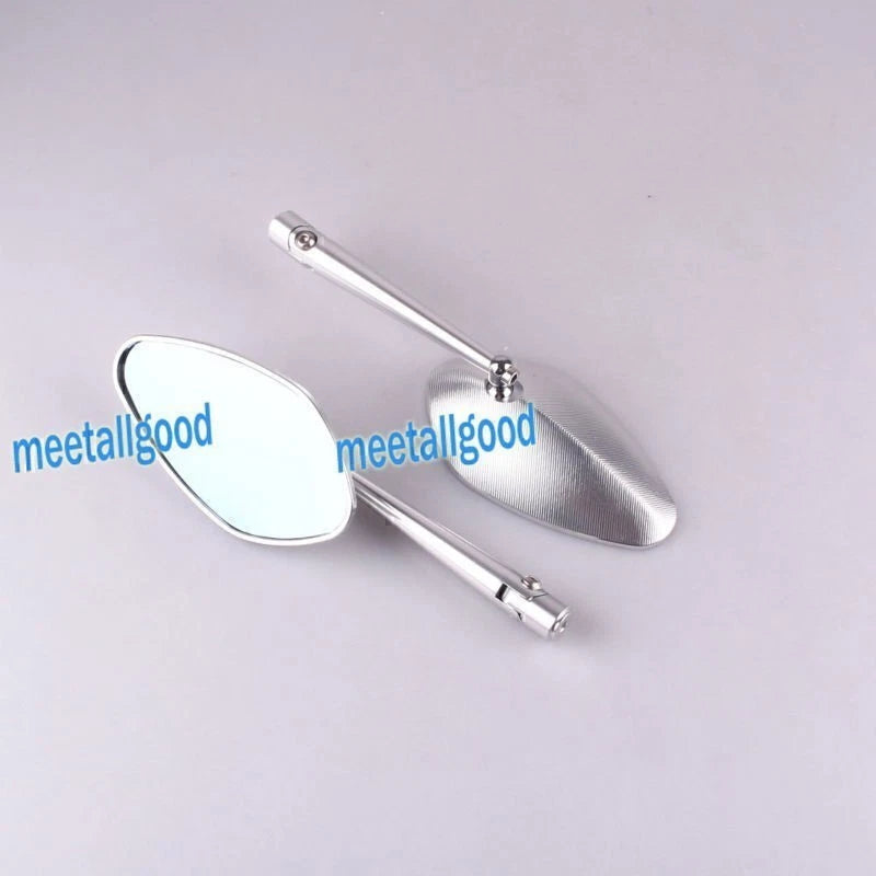 Side Rear View Handlebar Mirror for Kawasaki Ninja 1000 ZX-10R (2004–2007) Silver