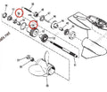 Lower Gearcase Seal O-ring Kit 26-66022 26-99325 26-821928 25-33145 for Mercury