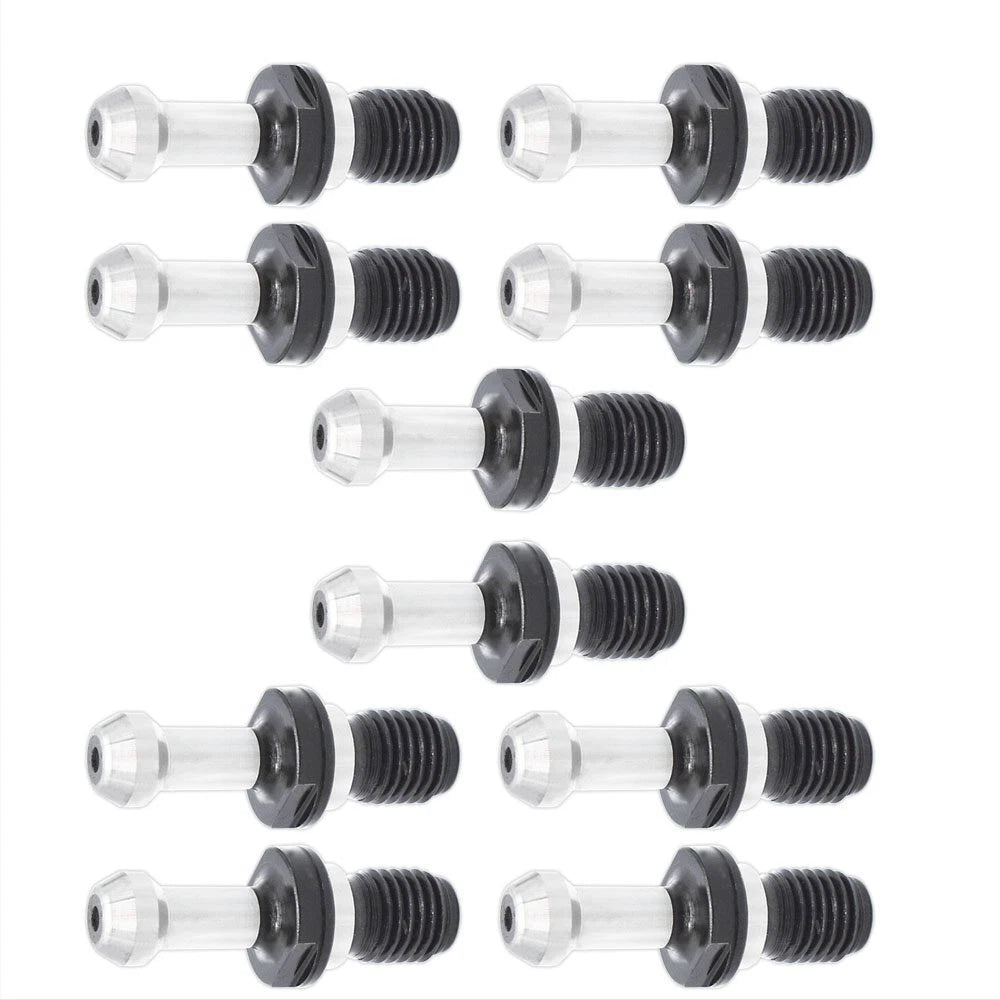 10-Pack Pull Stud Retention Knob for Hass Kia Toshiba CNC BT40 (–)