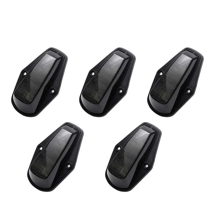 Set of 5 White LED Front Roof Marker Running Lights for Ford F150 F250 F350 (1984–1997)