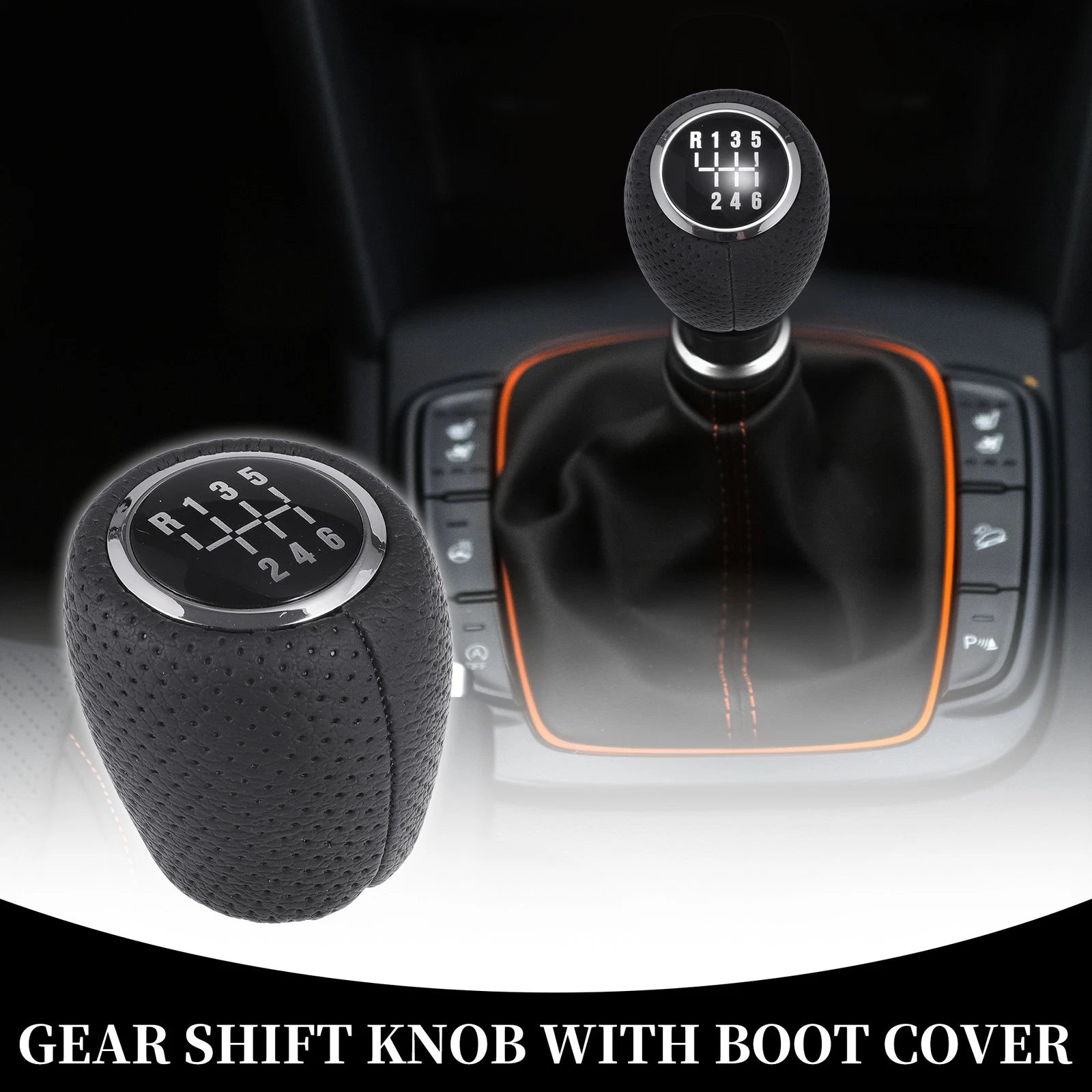 6 Speed Manual Gear Shift Knob Replacement for Chevrolet Cruze (2008–2012)