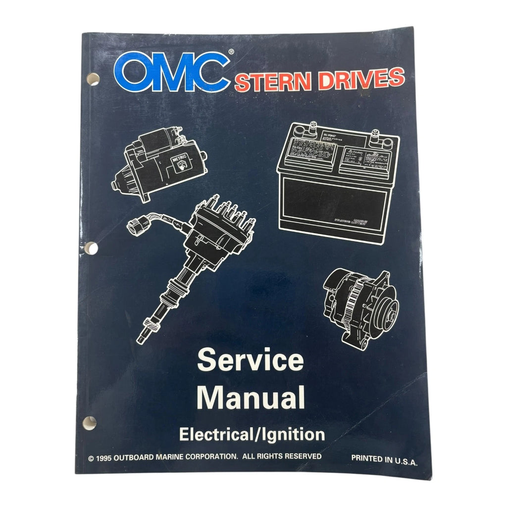 OMC Stern Drives Electrical/Ignition Service Manual 507144 (1995)