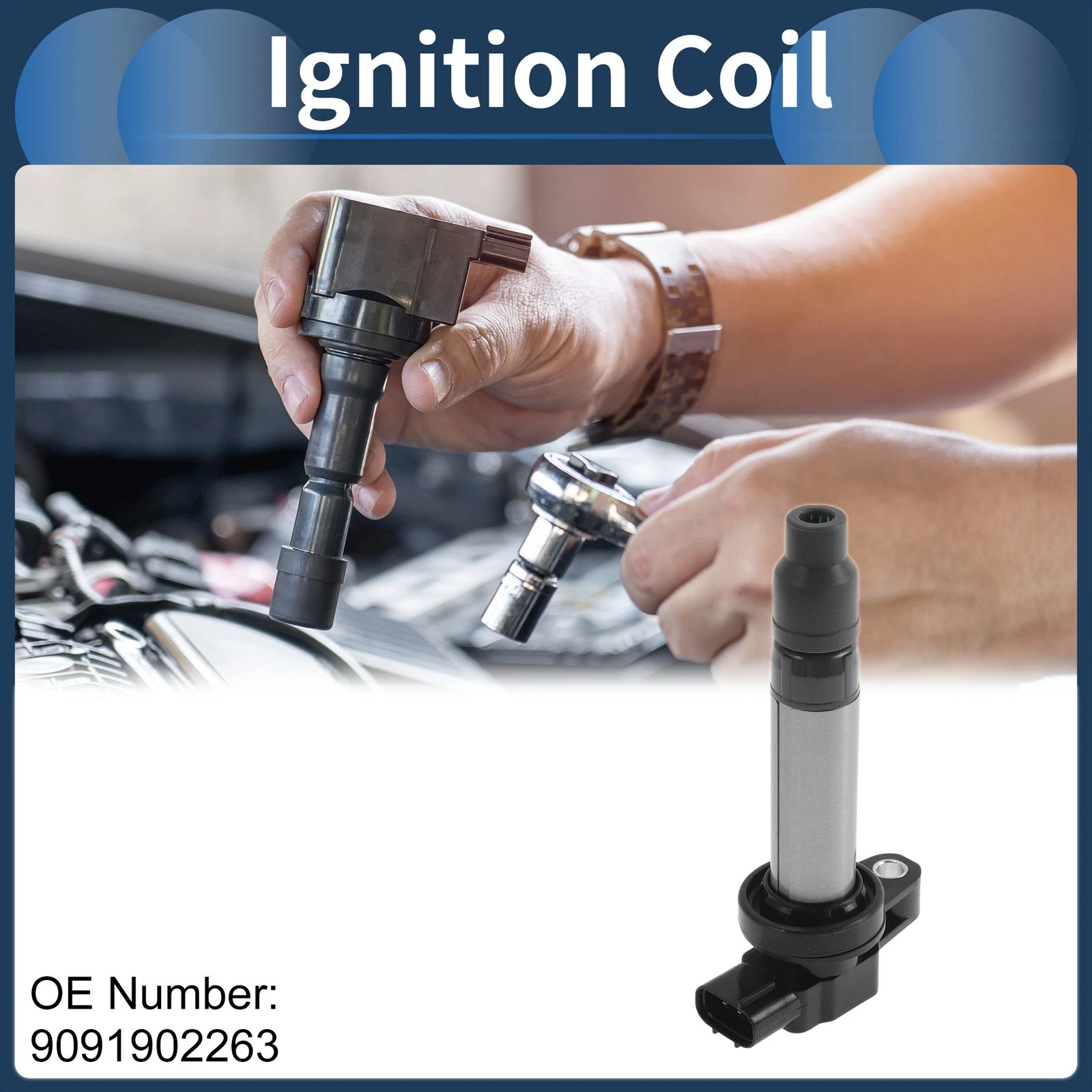 Ignition Coil Pack No. 9091902263 for Toyota Eitos (2012–2016)