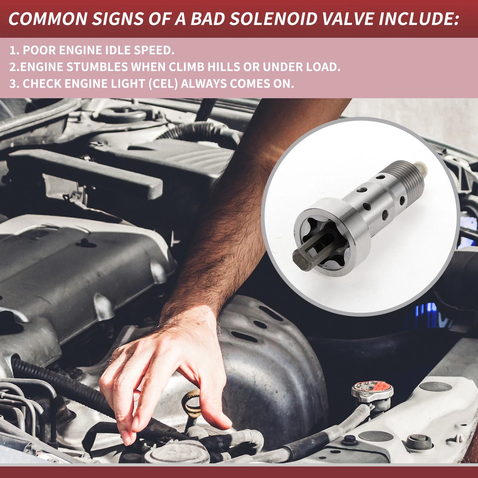 Camshaft Adjuster Control Valve for Mercedes-Benz SLK250 (2012–2015)