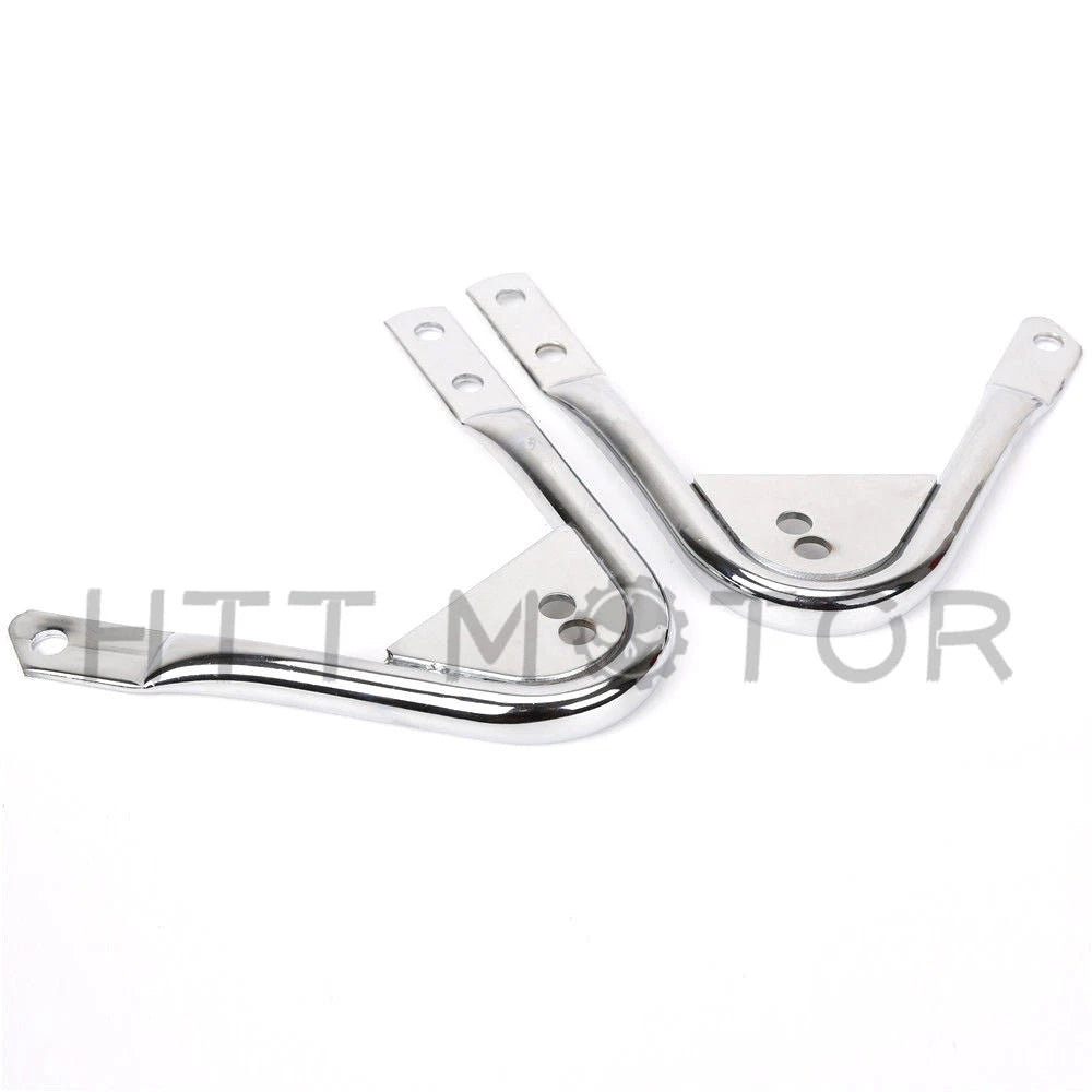 Chrome Tour Pak Mount Rack Docking Hardware Kit for Harley Touring (1997–2008)