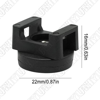 20X Magnetic Cable Ties Mount Wire Clips Management Base Black