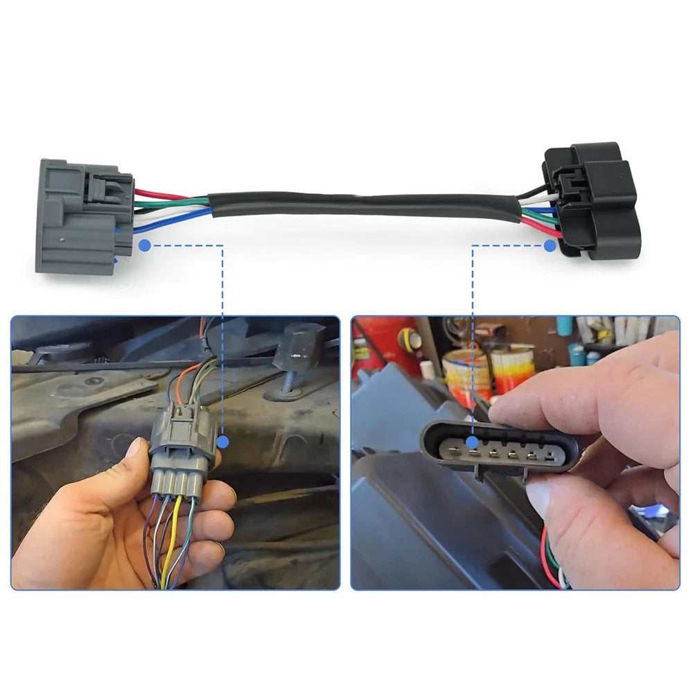 HID to Halogen Headlight Conversion Wiring Adapter Set Fit for Acadia 2007-2012