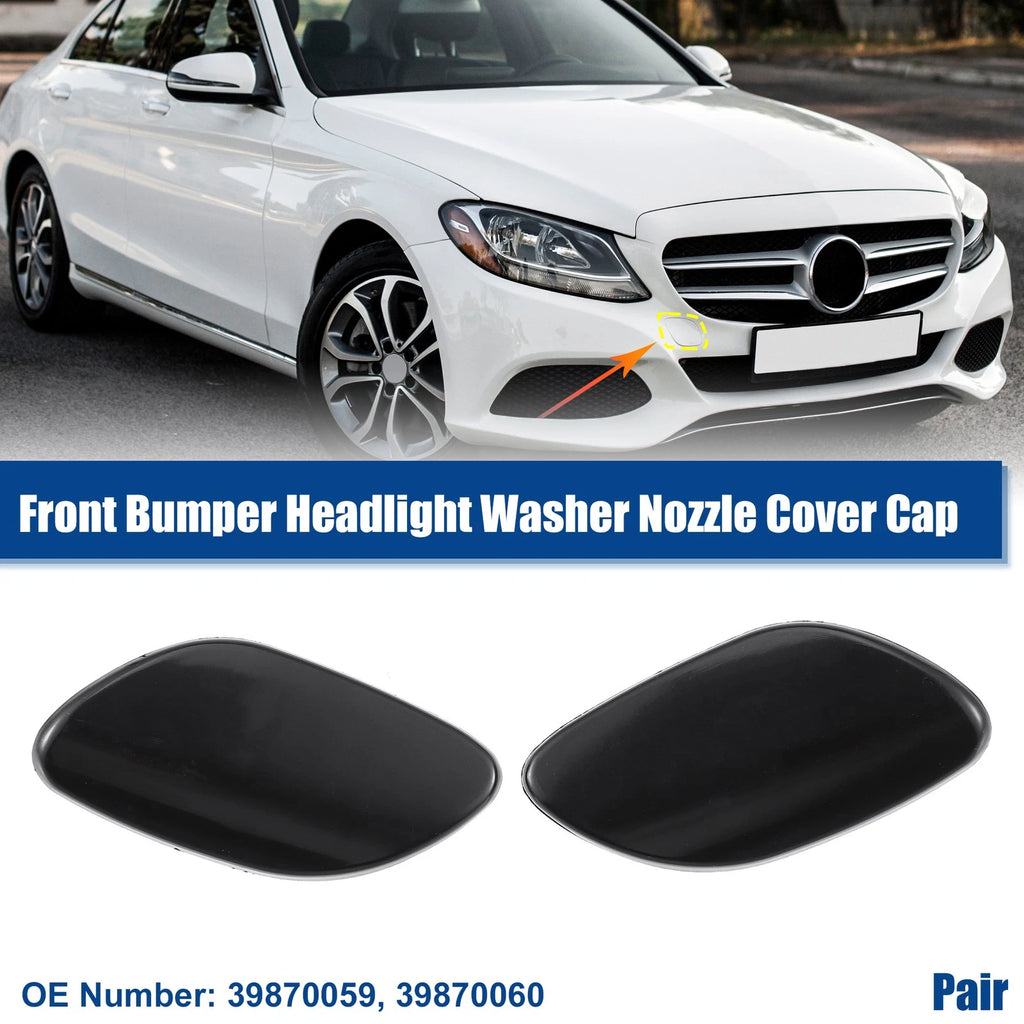 1 Pair Headlight Washer Nozzle Cap for Volvo S80 (1999–2006)