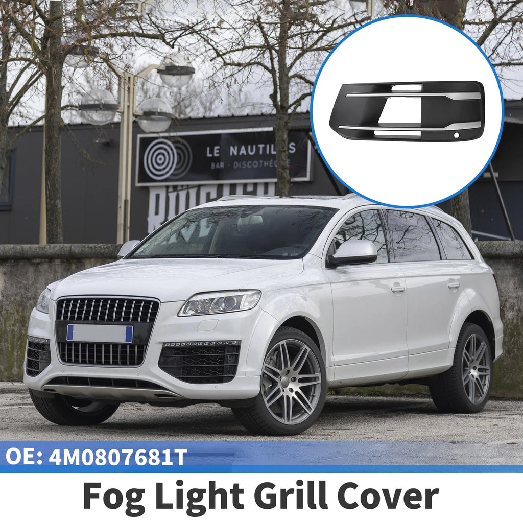 Front Left Fog Light Grille Replacement for Audi Q7 (2016–2020)