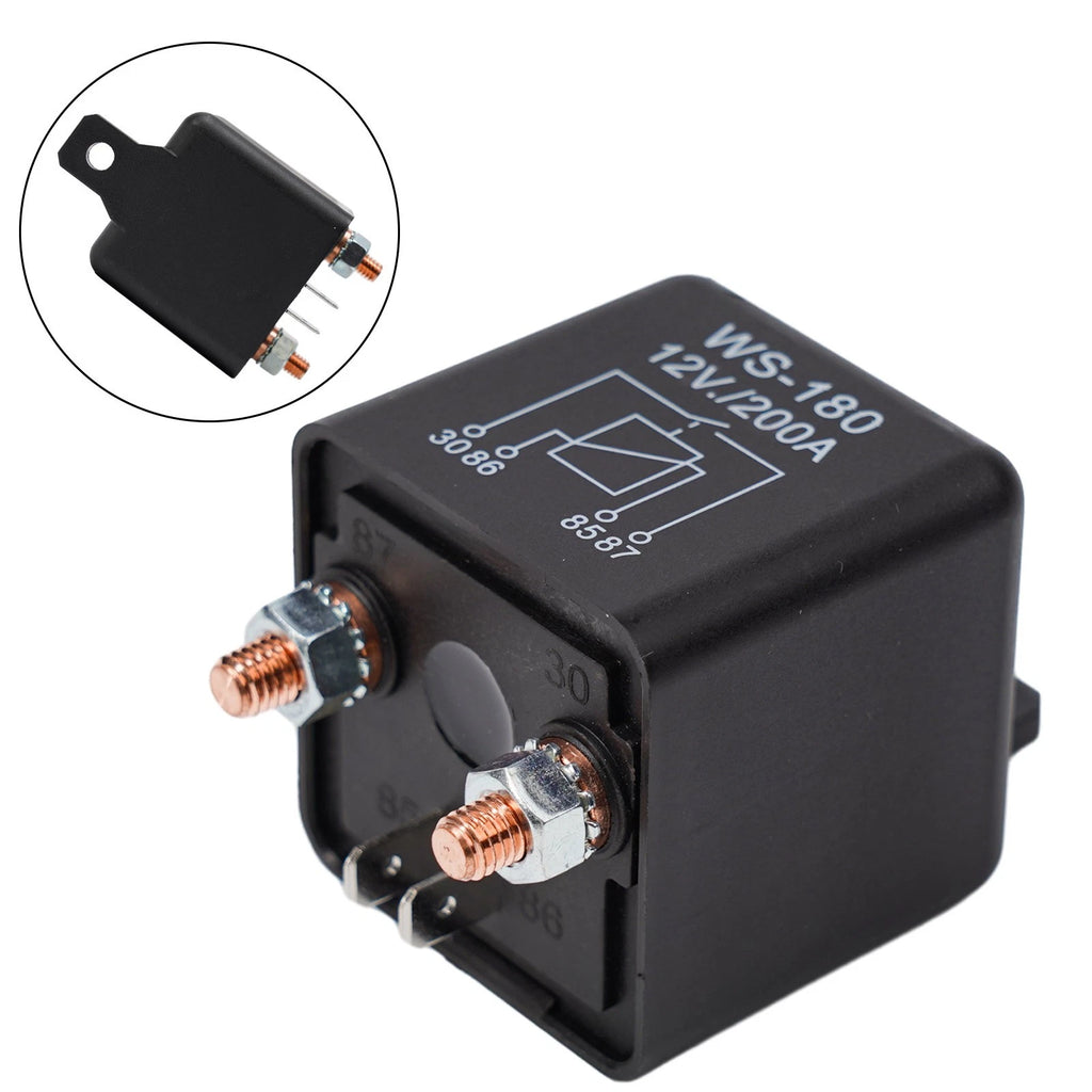 12V Isolator Relay for Car Dual Battery Power Switch (Over 200A)