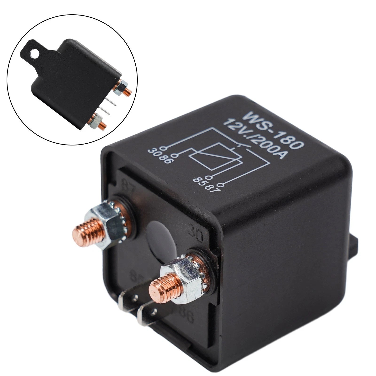12V Isolator Relay for Car Dual Battery Power Switch (Over 200A)