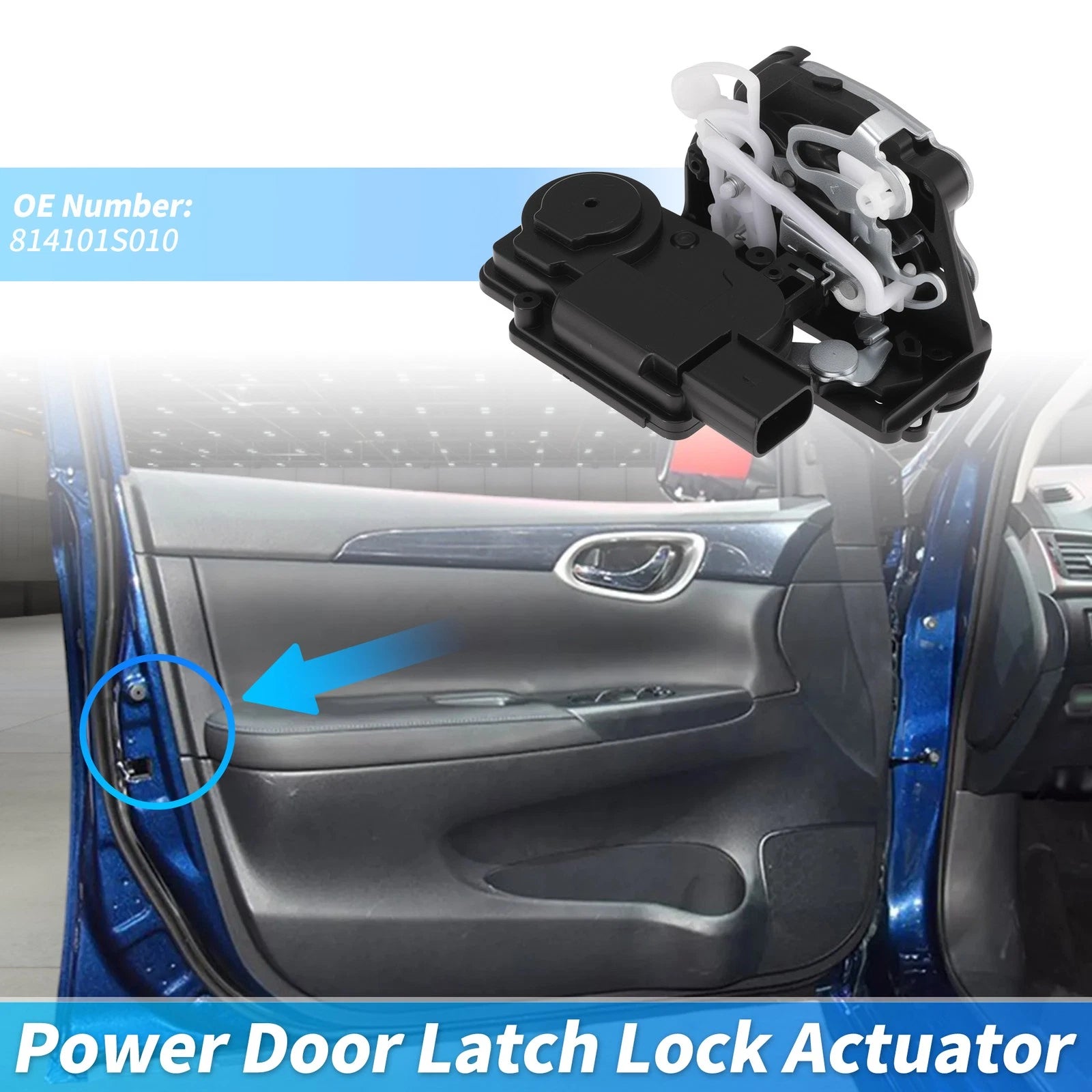 Power Door Lock Actuator Rear Left Replacement for Hyundai HB20 (2012–2019)