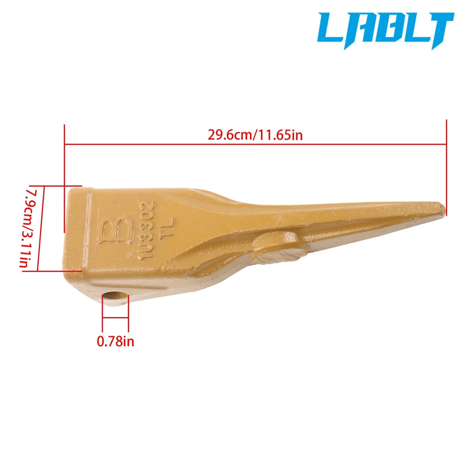 Single Sharp Rock Tooth for CAT J300 E200B (1U3302TL)