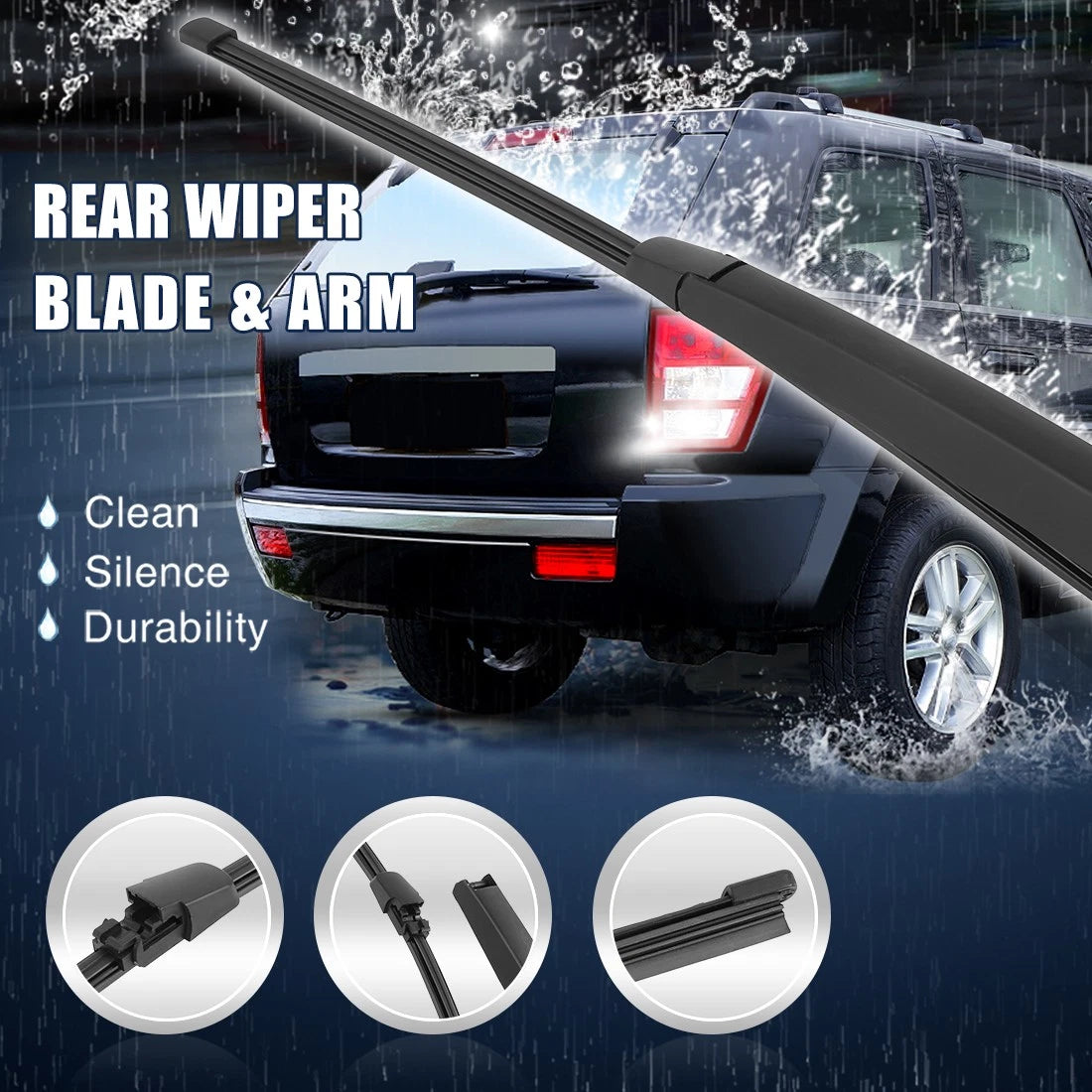 Wiper Blade Arm Set Replacement for Volkswagen Transporter T5 Multivan Caravelle 03-15