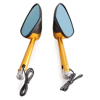 Rear View Side Mirrors with LED for Aprilia Benelli (Universal)