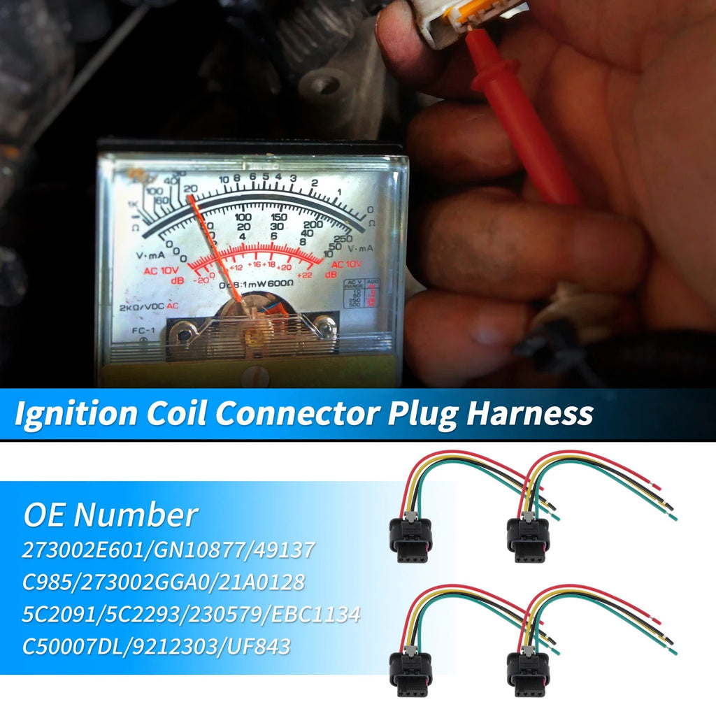 Ignition Coil Connector Plug Harness Kit for Hyundai Genesis G70 (2020–2023)