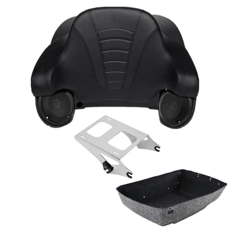 Trunk Rack Backrest Speakers Mount for Harley Road Glide (2014–2026)