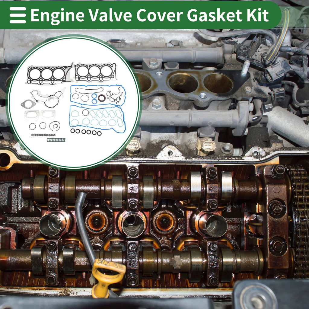Engine Valve Cover Gasket Kit Replacement for Dodge Avenger 3.6L (2011–2014)