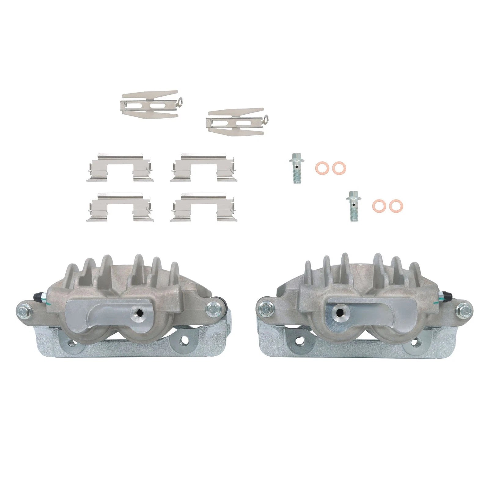 Front Brake Calipers Pair w/ Bracket for Ford Mustang (2003–2004)