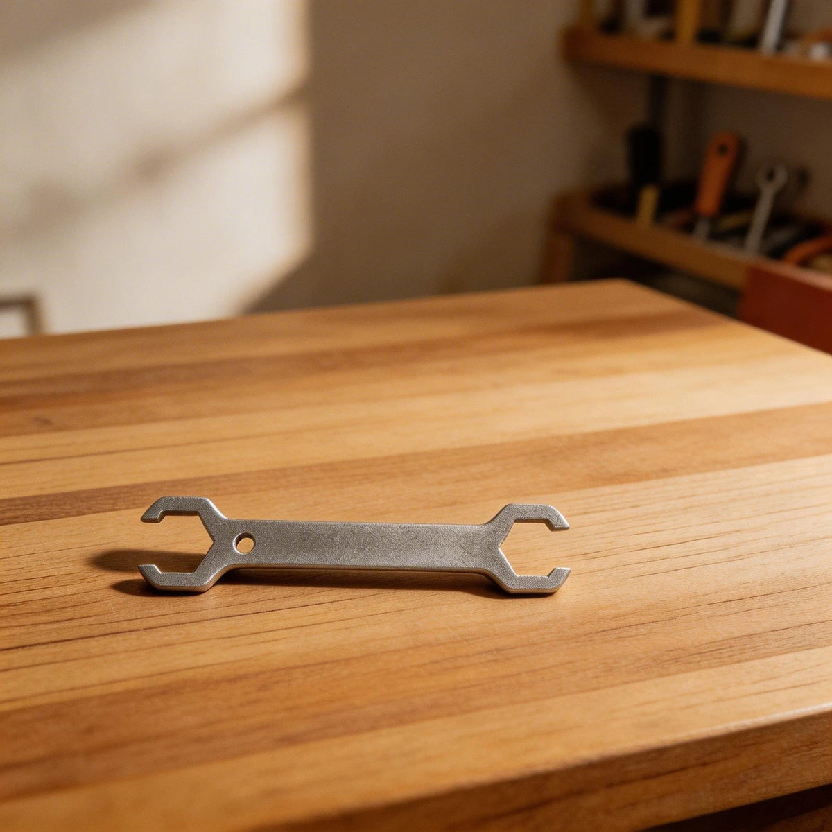 Dual Ended Wrench for Underfloor Heating Valve Repairs