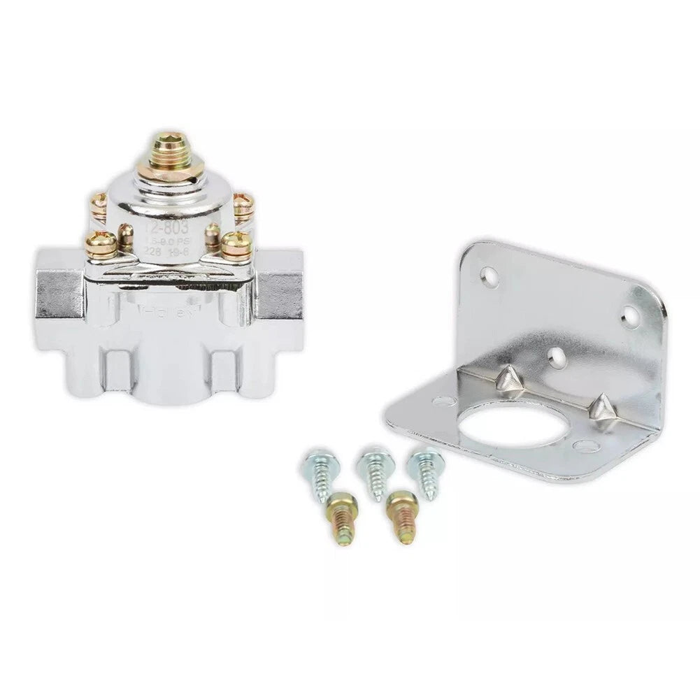 Chrome Fuel Pressure Regulator for Holley 12803 (Direct Replacement)