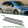 4pcs Window Weatherstrip Seal Replacement for Toyota Corolla (2005–2007)