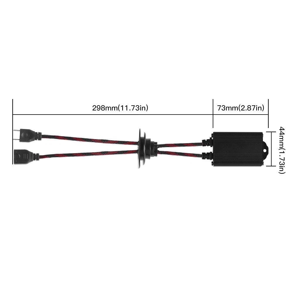 2X H7 LED Headlight Bulb for Canbus Vehicles (No Error, Anti Flicker)