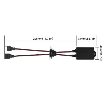 2X H7 LED Headlight Bulb for Canbus Vehicles (No Error, Anti Flicker)