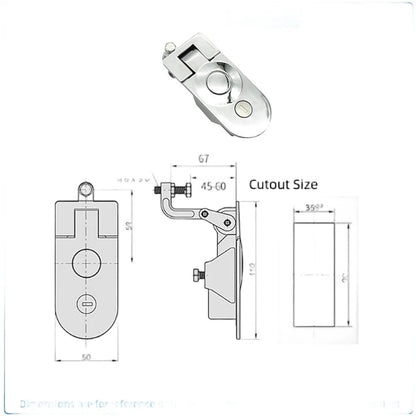 Push Button Bounce Locks for Trailers and Boats (Universal Fit)