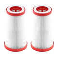 2X Filter for E401CN Vacuum Cleaner (105C Resistant)