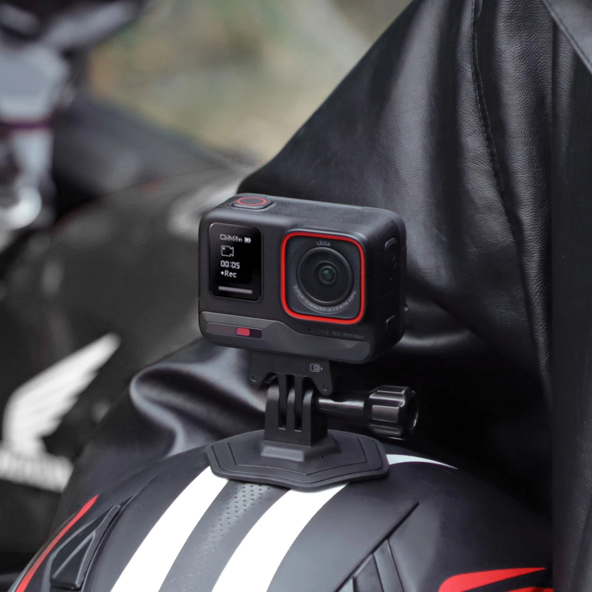 Helmet Holder Adapter for Insta360/GoPro (Durable, Flexible)