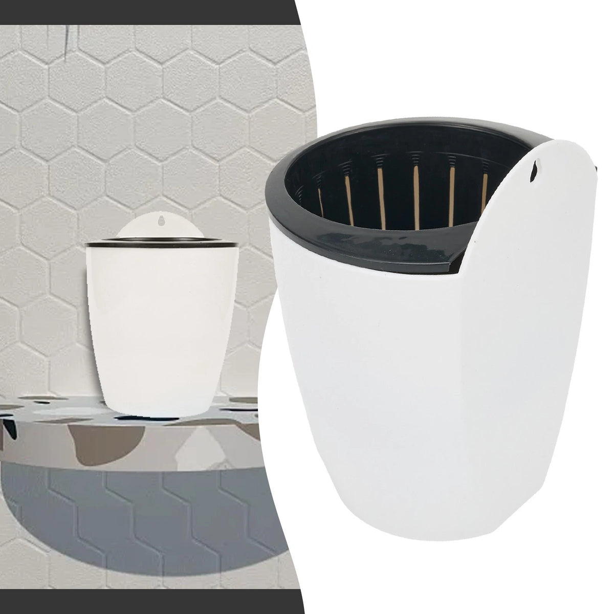 Self-Watering Flower Pot for Outdoor Use