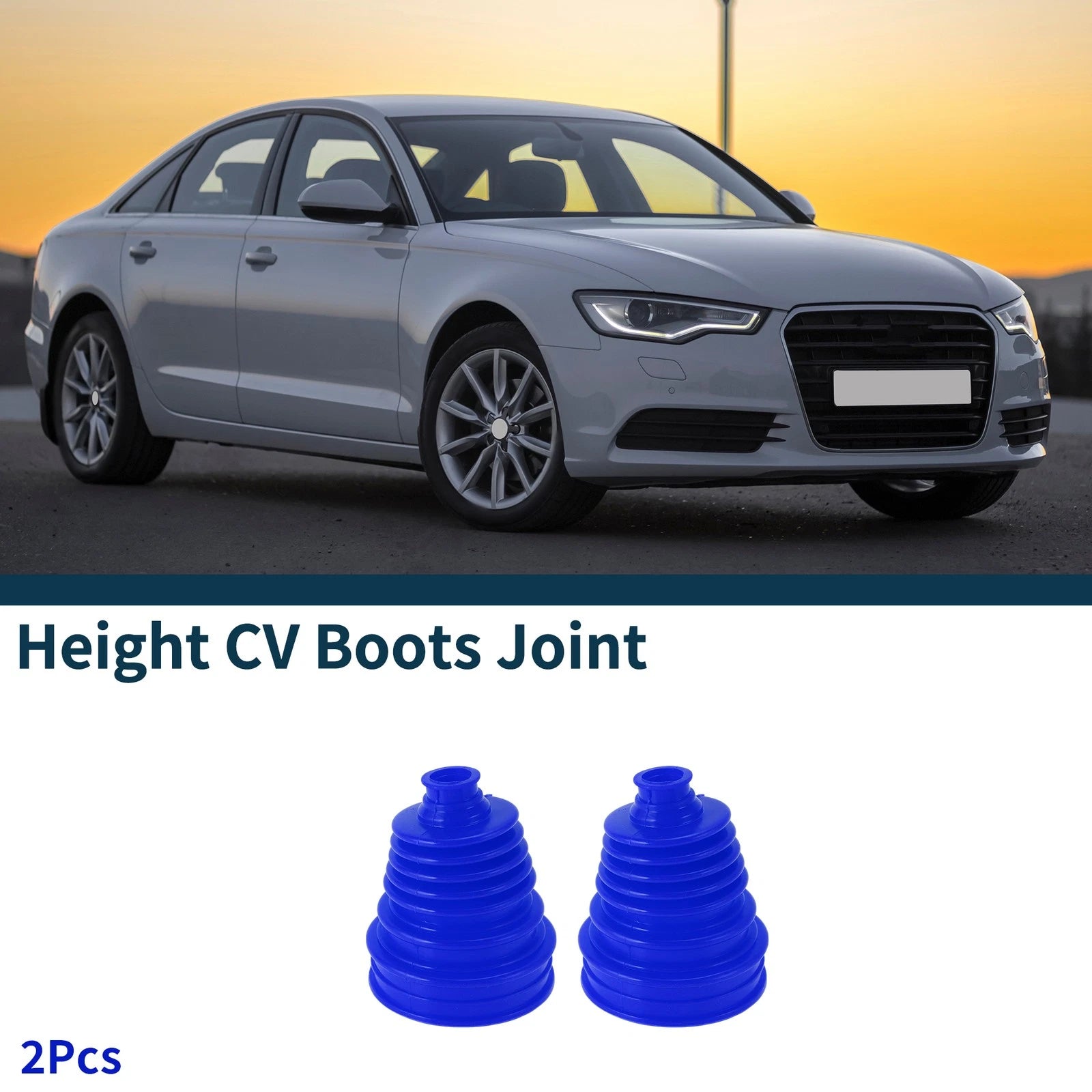 2 Pcs Rubber CV Boots for