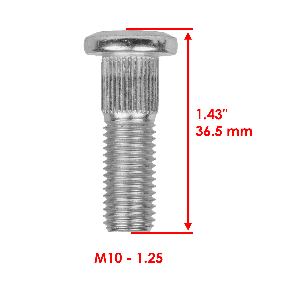 Wheel Hub Stud Bolt Front OEM Replacement for Honda TRX680 Rincon (2006–2016)