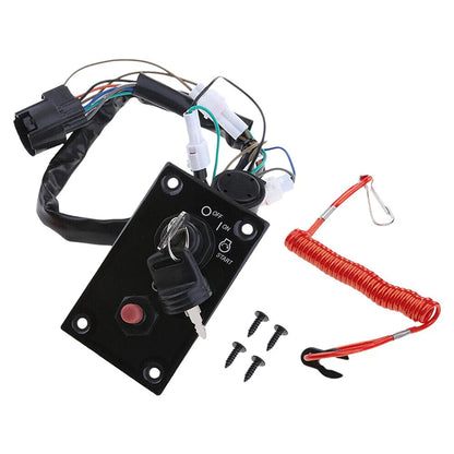 Marine Boat Single Key Switch Panel Assy 37100-96J24 For Suzuki Outboard Engines