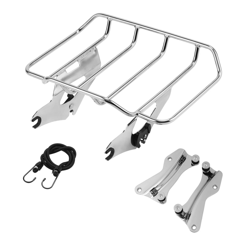 Chrome Luggage Rack & Docking Hardware Kit for Harley Road Glide (2014–2025)