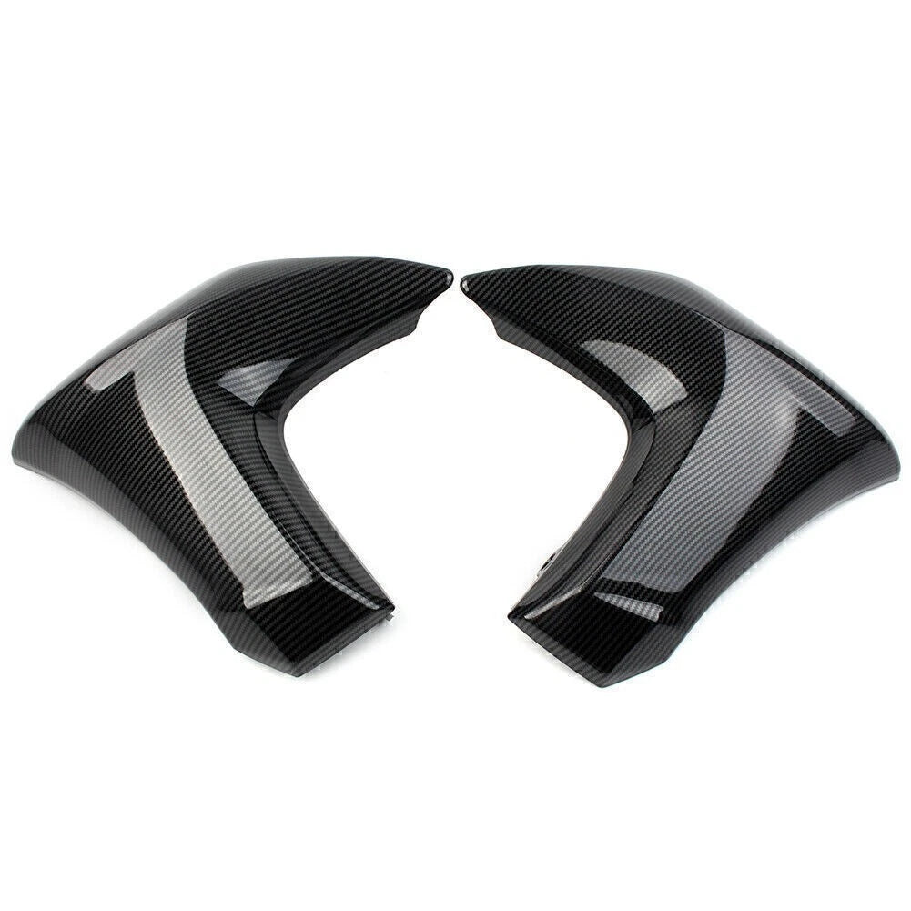Carbon Surface Radiator Cap Compression Plate for Kawasaki ER6N (2012–2016)