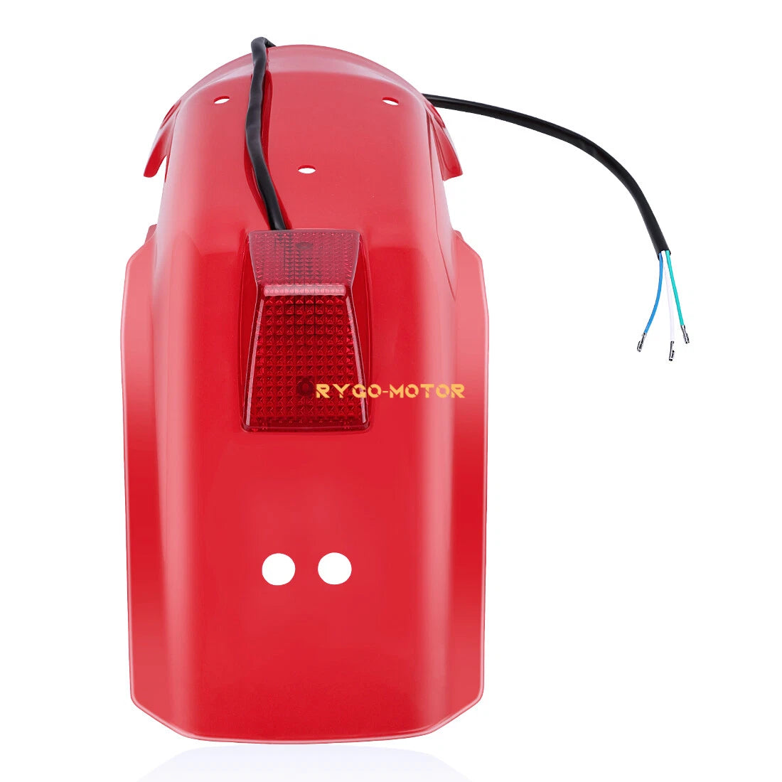 Red Rear Fender Guard with Taillight for Honda XR250R (1986–1995) / XR600R (1985–2000)