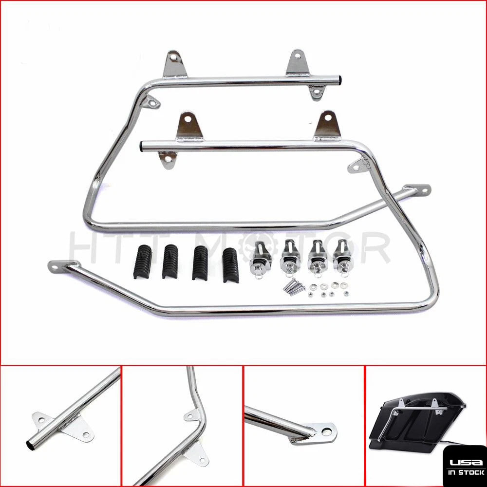 Saddlebag Conversion Bracket with Hardware Kit for Harley Davidson Softail (1996–2013)