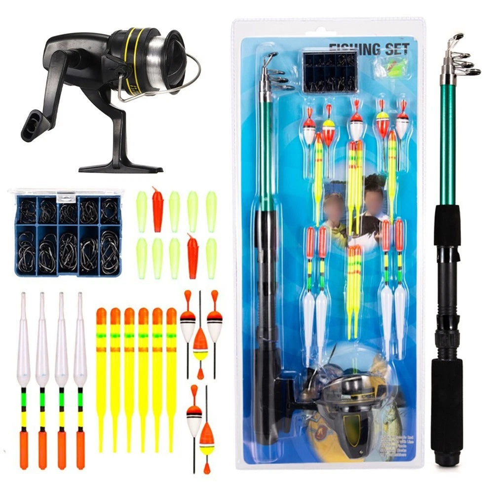 Lightweight Fishing Kit for Telescopic Rod and Reel