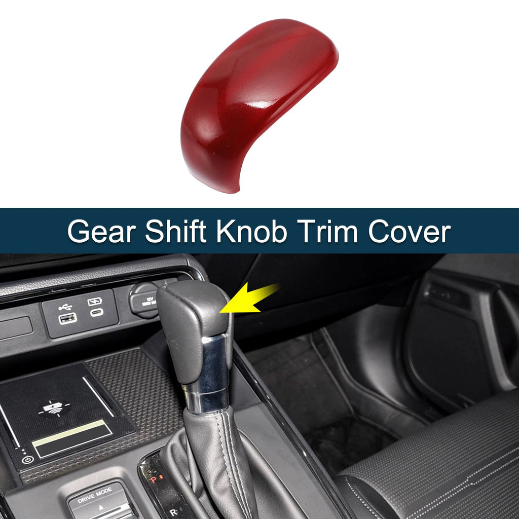 Gear Shift Knob Cover Replacement for Honda CR-V (2023–2025) Red