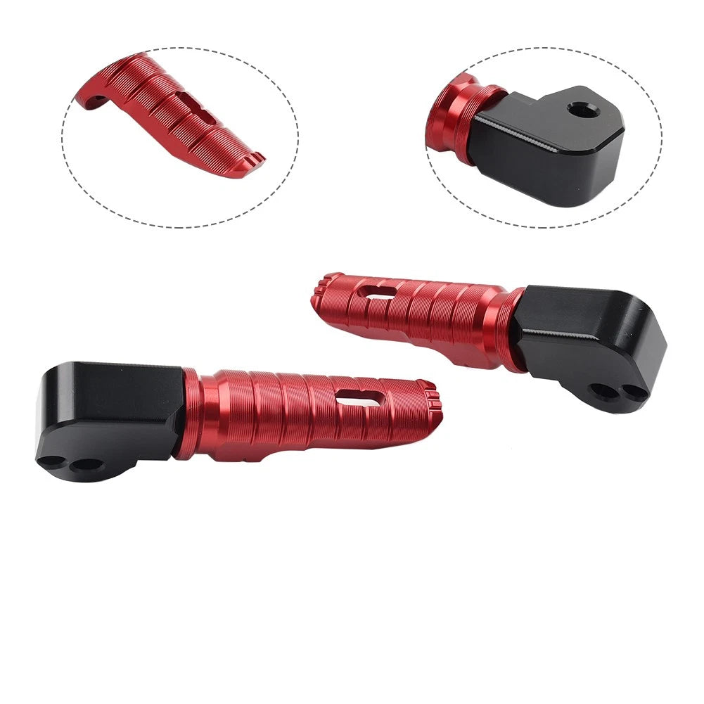 Red Rear Footrests for Honda Forza 750 (2021–2023)