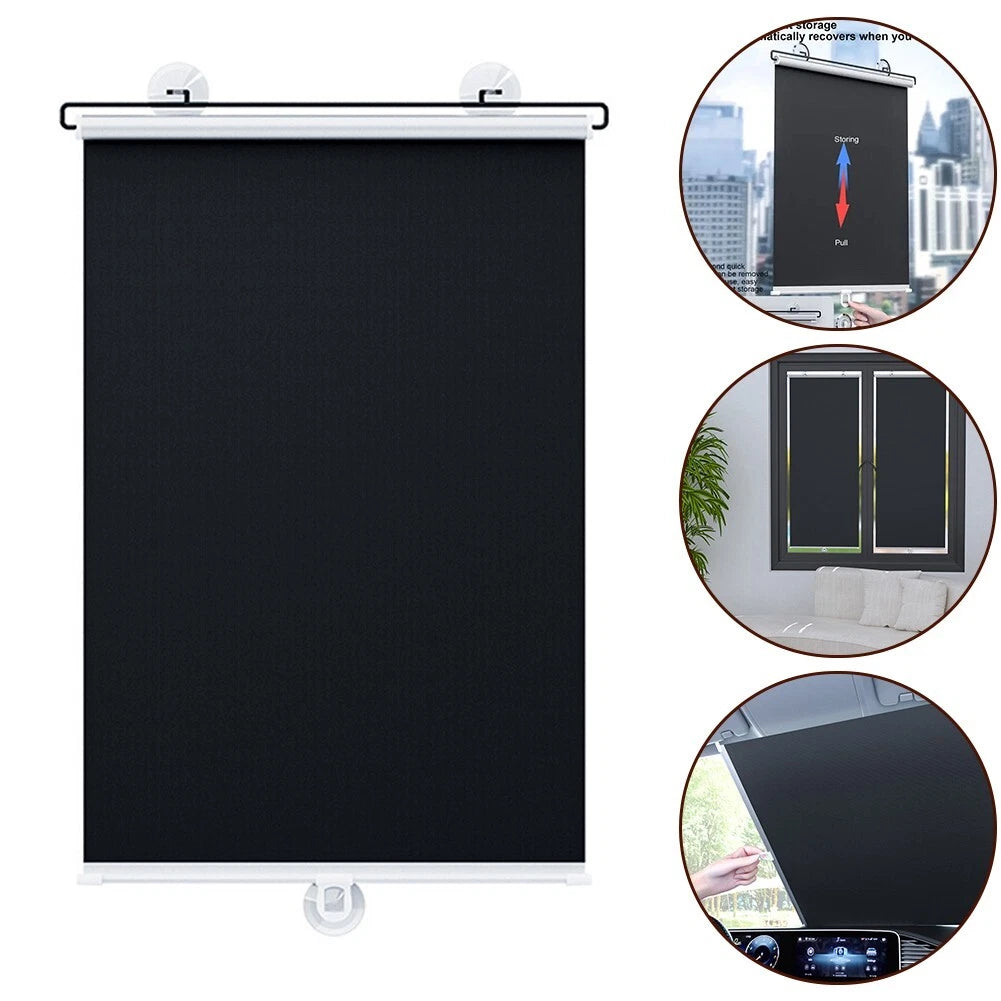Sunshade Roller Blind for Car Window (Optimal Heat Reduction)