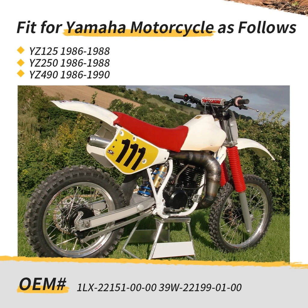 Swing Arm Chain Guide & Guard Seal for Yamaha YZ125 YZ250 YZ490 (1986–1990)