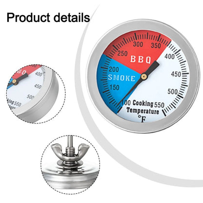 High Heat BBQ Thermometer for Accurate Cooking Temperature