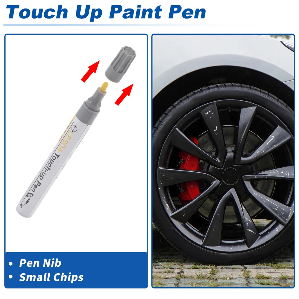 Touch Up Paint Pen for Wheel Hub - Midnight Silver Tone (7 ml)