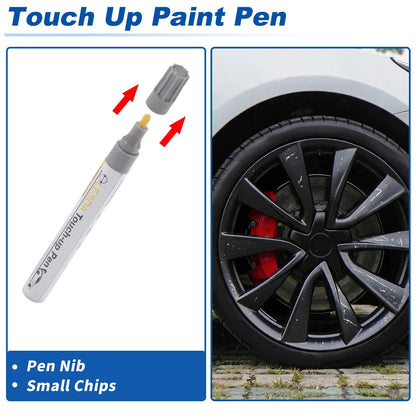 Touch Up Paint Pen for Wheel Hub - Midnight Silver Tone (7 ml)