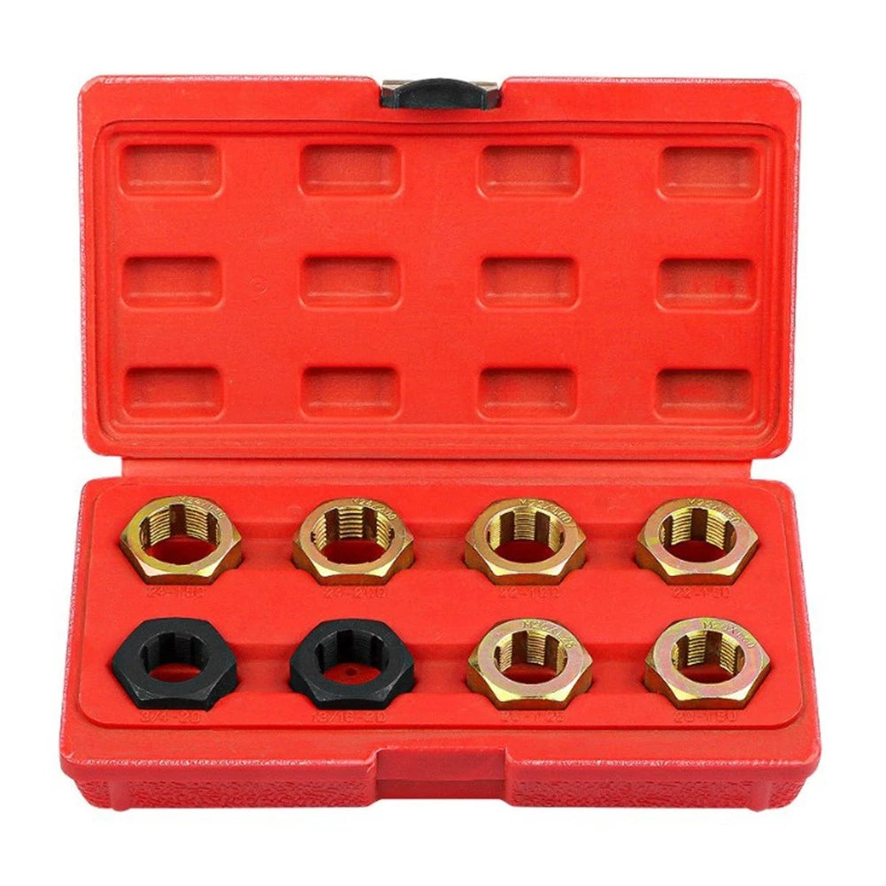 Axle Thread Repair Tool Set for M20x1 25 to 13/16inch X20UNEF Threads