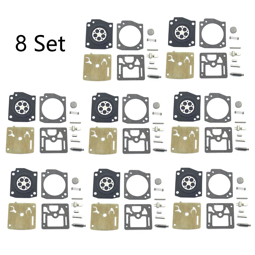 Set of 8 Carburetor Gasket Kit for Husqvarna H355 (55CC) Zama RB-95